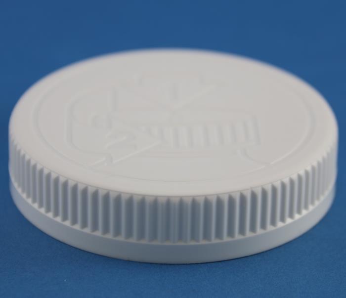70mm 400 White Ribbed Child Resistant Cap with EPE Liner